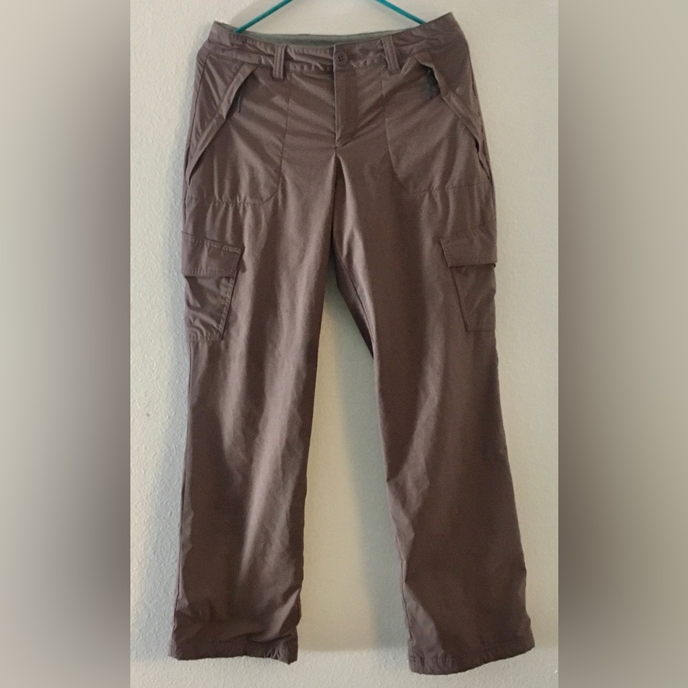 Brown Fleece Lined Cargo Pants - Women’s Size 6 - Eddie Bauer